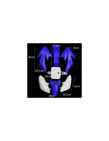 7 carenage plastique cache carrosserie moto dirt bike type crf 50 70 90 110 125