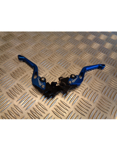kit levier frein embrayage bleu moto yamaha wr 125 x wrx de07 2009 - 17