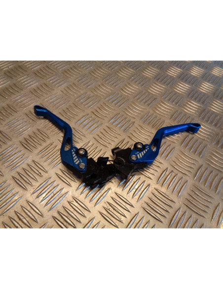 kit levier frein embrayage bleu moto yamaha wr 125 x wrx de07 2009 - 17