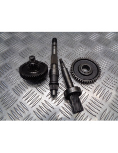 transmission pignon engrenage arbre long scooter 50 chinois gy6 139 qma qmb 4 te 2