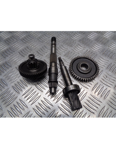 transmission pignon engrenage arbre long scooter 50 chinois gy6 139 qma qmb 4 te