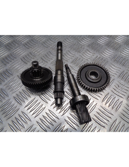 transmission pignon engrenage arbre long scooter 50 chinois gy6 139 qma qmb 4 te