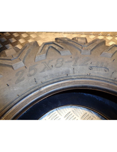 2 x pneu sun-f 25 x 8 - 12 65j quad linhai hytrack hy 400 420 adv4ya