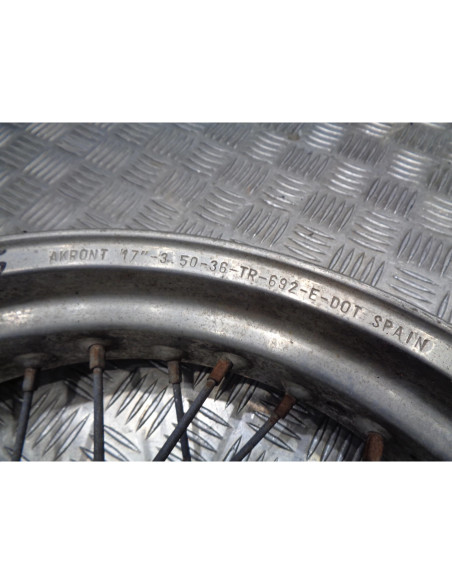 roue jante arriere moto suzuki 650 dr sp44a supermotard 17 x 3.50 akront