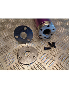 cartouche silencieux universel adaptable violet pour pot echappement scooter mot 2