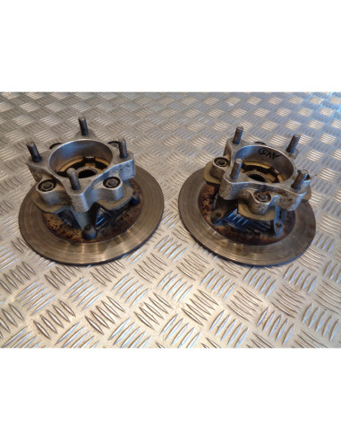paire moyeu roue disque frein avant elargisseur voie quad hsun hs 700 hs1102mu