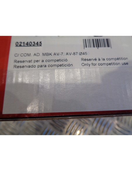 cylindre piston airsal racing 02140345 diam 45 mobylette cyclo mbk 50 AV-7 AV-87