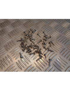 sachet de 50 vis inox m5 et m4 visserie pour fixation cache carenage carrosserie