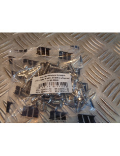 sachet de 50 vis inox m5 et m4 visserie pour fixation cache carenage carrosserie 2