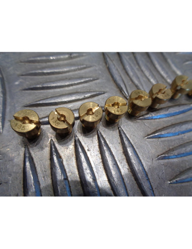 10 gicleur 6mm carburateur dellorto phbn / phva n° 135 , 138 , 140 , 142 , 145 ,