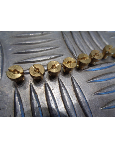10 gicleur 6mm carburateur dellorto phbn / phva n° 135 , 138 , 140 , 142 , 145 ,