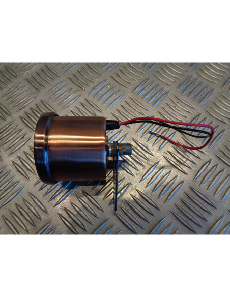 compteur vitesse mecanique couleur cuivre voyant bord universel adaptable moto s