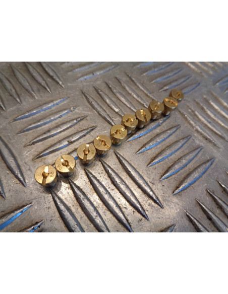 10 gicleur 6mm carburateur dellorto phbn / phva n° 88 , 90 , 92 , 94 , 95 , 98 ,