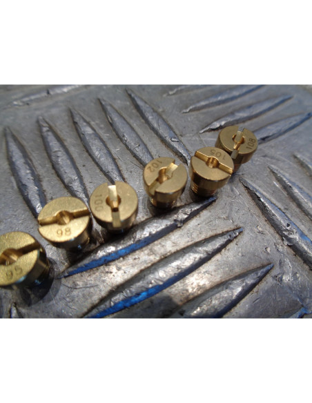 10 gicleur 6mm carburateur dellorto phbn / phva n° 88 , 90 , 92 , 94 , 95 , 98 ,