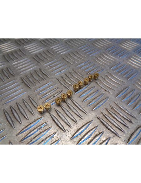 10 gicleur 6mm carburateur dellorto phbn / phva n° 160 , 162 , 165 , 168 , 170 ,