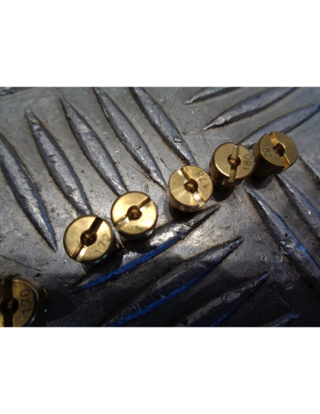10 gicleur 6mm carburateur dellorto phbn / phva n° 160 , 162 , 165 , 168 , 170 ,