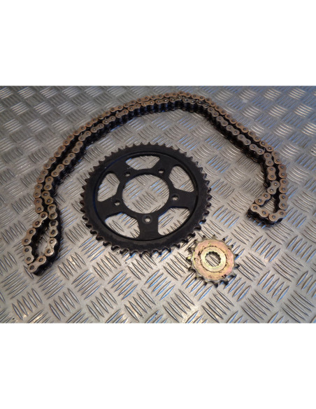 kit chaine couronne pignon moto suzuki gsx 750 f gsxf gr78a