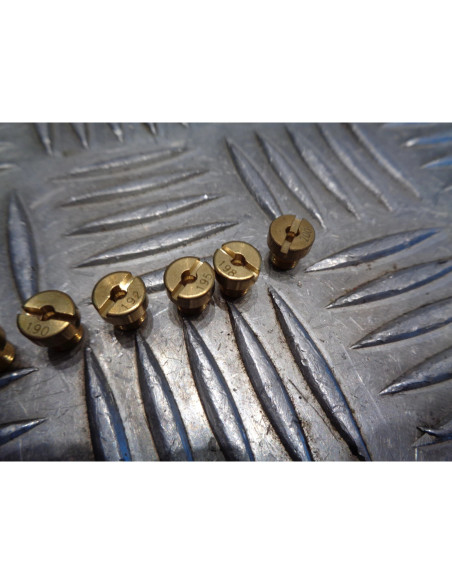 10 gicleur 6mm carburateur dellorto phbn / phva n° 178 , 180 , 182 , 185 , 188 ,