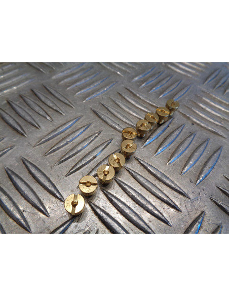 10 gicleur 6mm carburateur dellorto phbn / phva n° 110 , 112 , 115 , 118 , 120 ,