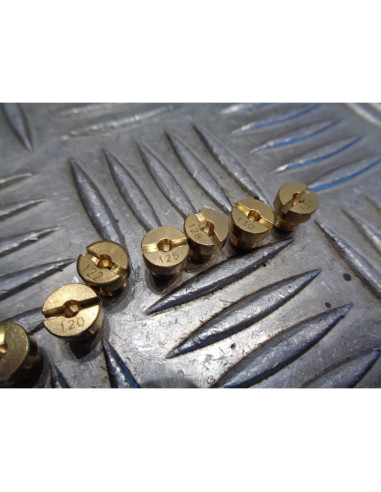 10 gicleur 6mm carburateur dellorto phbn / phva n° 110 , 112 , 115 , 118 , 120 ,