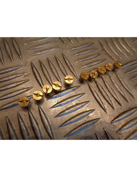 10 gicleur 6mm carburateur dellorto phbn / phva n° 72 , 74 , 75 , 76 , 78 , 80 ,