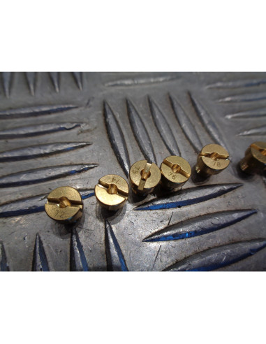 10 gicleur 6mm carburateur dellorto phbn / phva n° 72 , 74 , 75 , 76 , 78 , 80 ,