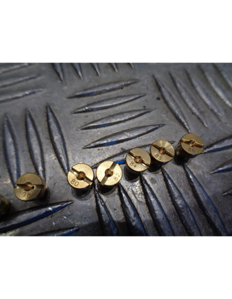 10 gicleur 6mm carburateur dellorto phbn / phva n° 72 , 74 , 75 , 76 , 78 , 80 ,