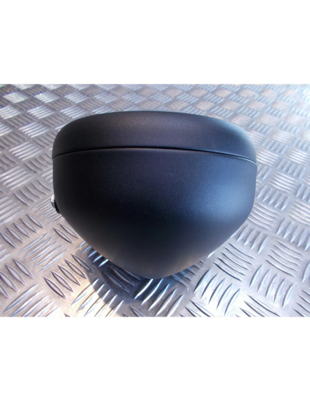 phare metal noir universel double full led moto bobber custom chopper cafe racer