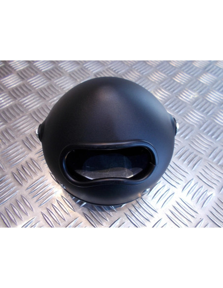 phare metal noir universel double full led moto bobber custom chopper cafe racer