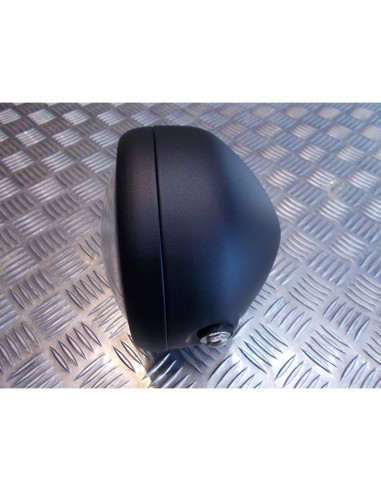 phare metal noir universel double full led moto bobber custom chopper cafe racer