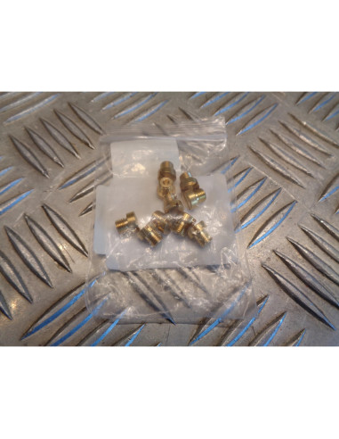 10 gicleur 6mm carburateur dellorto phbn / phva n° 50 , 52 , 55 , 58 , 60 , 62 ,