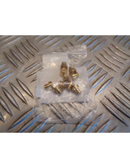 10 gicleur 6mm carburateur dellorto phbn / phva n° 50 , 52 , 55 , 58 , 60 , 62 ,