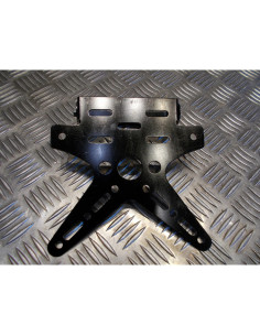 support de plaque immatriculation universel adaptable moto scooter quad ...