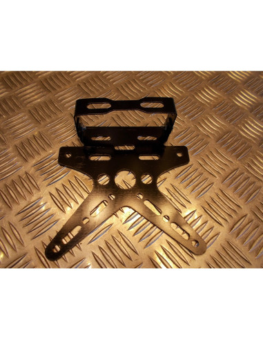 support de plaque immatriculation universel adaptable moto scooter quad ...